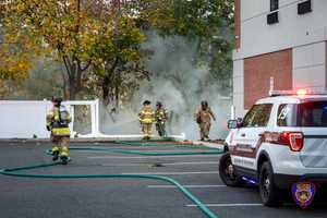 Brush Fire In Westwood Community Center Parking Lot Quickly Contained