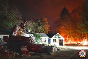 Photos Show Firefighters Battling 40-Acre Burlington County Forest Fire (UPDATE)