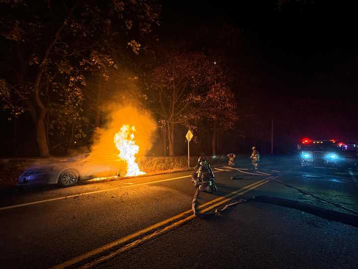 The fire happened near the intersection of Route 172 and Darlington Road in Bedford.&nbsp;