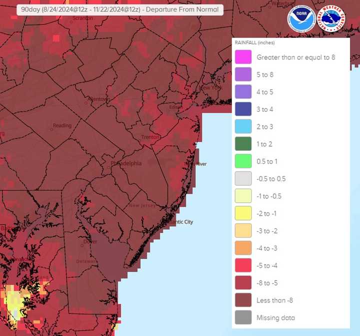 Drought conditions across South Jersey