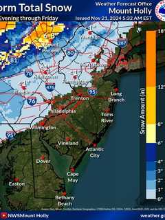 Snow Forecast Expands In NJ, PA: Here's How Much Snow Is Now Being Predicted