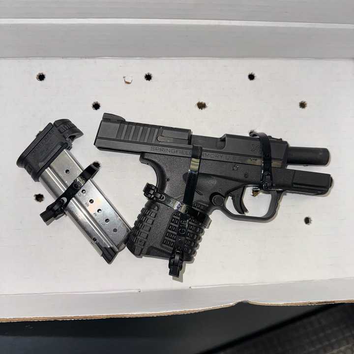 Port Chester Police released an image of the 9mm handgun found during the traffic stop.&nbsp;