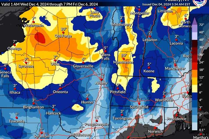 Brand-New Snowfall Projections: These Areas Will See Most Accumulation