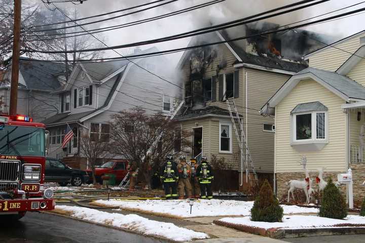 Major Christmas Morning Fire Erupts At Ridgefield Park Home