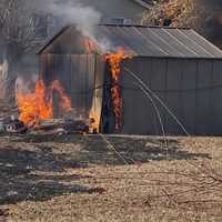 Embers From Burn Barrel Spark Blaze, Destroy Sheds In Maryland: Fire Marshal