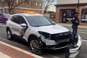 Crash With Ridgewood Parking Enforcement Vehicle Sends Driver To Hospital (PHOTOS)