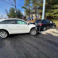 2 Cars Collide At Busy Mahopac Intersection