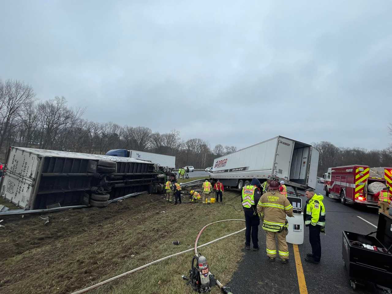 Tractor-Trailers Involved In Multi-Vehicle Crash Cause Delays On I-70 ...