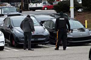 Thieves Strip Wheels, Tires Off Teslas At Paramus Dealership