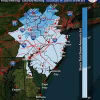 1 To 3 Inches Of Snow Expected This Weekend In Parts Of NJ, PA: Here's Your Forecast