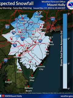 1 To 3 Inches Of Snow Expected This Weekend In Parts Of NJ, PA: Here's Your Forecast