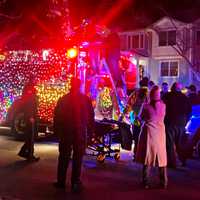 Firefighter Injured During Santa Detail In Glen Rock (PHOTOS)