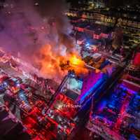 <p>The rowhome fire in Allentown</p>