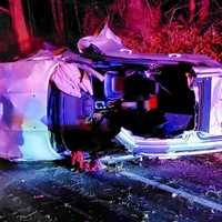 Driver Airlifted After Vehicle Mangled In Car Crash: Sparta FD