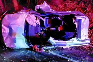 Driver Airlifted After Vehicle Mangled In Car Crash: Sparta FD