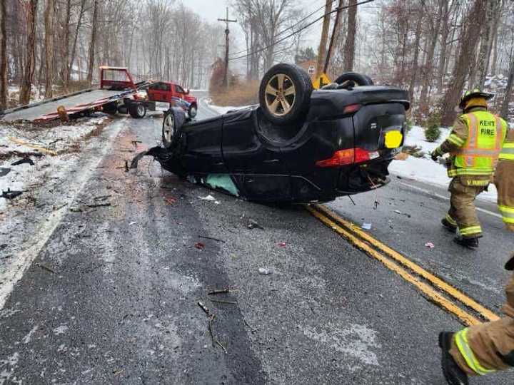 The crash happened on Route 301 near the Chuang Yen Monastery in Carmel. 