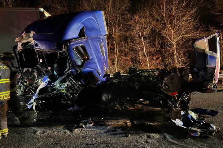 Driver Ejected In Tractor-Trailer Crash On I-81 In PA Escapes With Minor Injuries: Officials