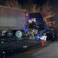 <p>The scene of the serious crash on I-81.
  
</p>