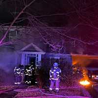 Firefighters Pull Unconscious Victim From Burning Glen Rock Home