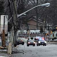 Box Truck Crash Splits Utility Pole In New Milford (PHOTOS)