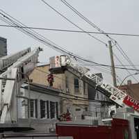 Victim Burned In Yonkers Fire, Roads Closed