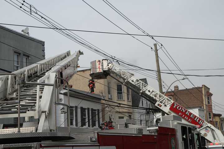 Victim Burned In Yonkers Fire, Roads Closed