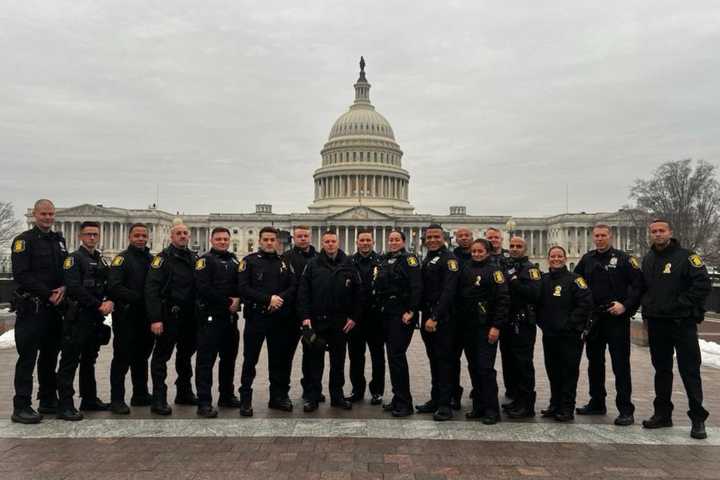 Police Officers From Yonkers Were At DC To Help With Safety Efforts At Trump Inauguration