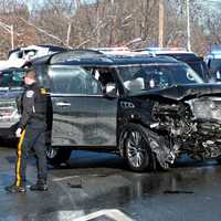 Photos Show Crashes That Downed Wires, Closed Paramus Roads