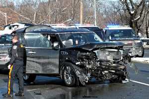 Photos Show Crashes That Downed Wires, Closed Paramus Roads