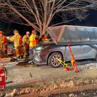 Car Crashes Into Bus Shelter Near Target On Lincoln Highway East (PHOTOS)