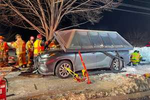 Car Crashes Into Bus Shelter Near Target On Lincoln Highway East (PHOTOS)