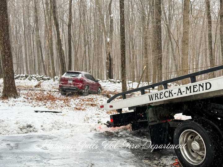 The crash scene. 