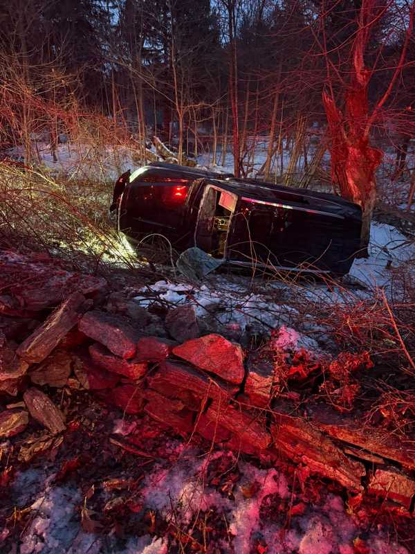 Tow Truck Driver Collapses While Removing Crashed Car From Woods In Chappaqua