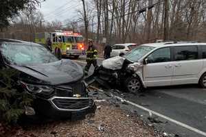 Four Injured In Head-On Crash In Newtown