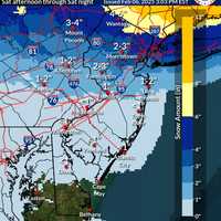 Seven Inches Of Snow Forecast To Slam Passaic County Super Bowl Weekend