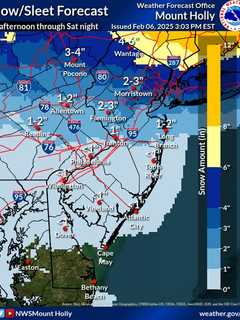 Six Inches Of Snow Forecast To Slam Bergen County Super Bowl Weekend