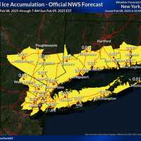<p>A trace of ice is expected throughout the region.</p>