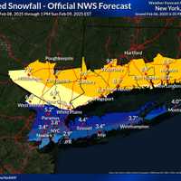 Snowfall Map: These Areas Expected To See Most Accumulation From Approaching Winter Storm