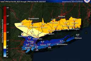 Snowfall Map: These Areas Expected To See Most Accumulation From Approaching Winter Storm