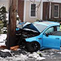 <p>A DUI driver was found lying outside of his vehicle after crashing into a pole in Ridgewood, police said.
  
</p>
