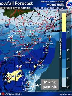 Central Jersey In Bullseye For Next Round Of Snow: Winter Storm Strikes Again