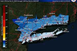 New Storm Snowfall Map: Here Are Latest Projections For Fairfield County