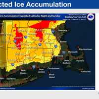 <p>Expected ice accumulation.</p>