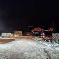 Helicopter Rescues Patient After Ice Halts Ambulance In Millbrook