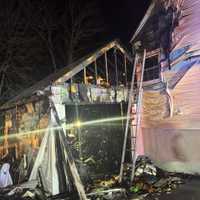 Blaze Rips Through Hawthorne Garage, Threatens Home Before Firefighters Contain It (PHOTOS)