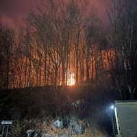 Blaze Behind I-87 Rest Area Causes Major Overnight Power Outage In Rockland County