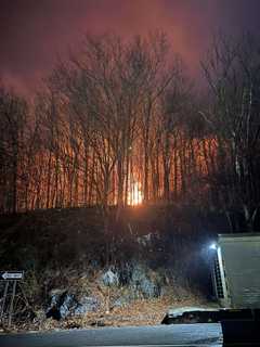 Blaze Behind I-87 Rest Area Causes Major Overnight Power Outage In Rockland County