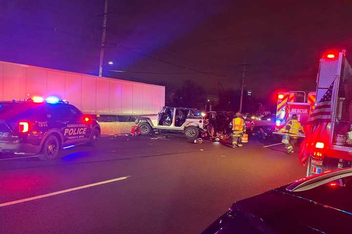 Major Crash Shuts Route 17 In Hasbrouck Heights