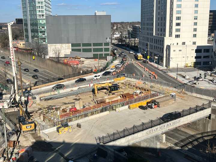 The North Avenue bridge over I-95 in New Rochelle, which will soon be demolished to make way for a new structure. 
