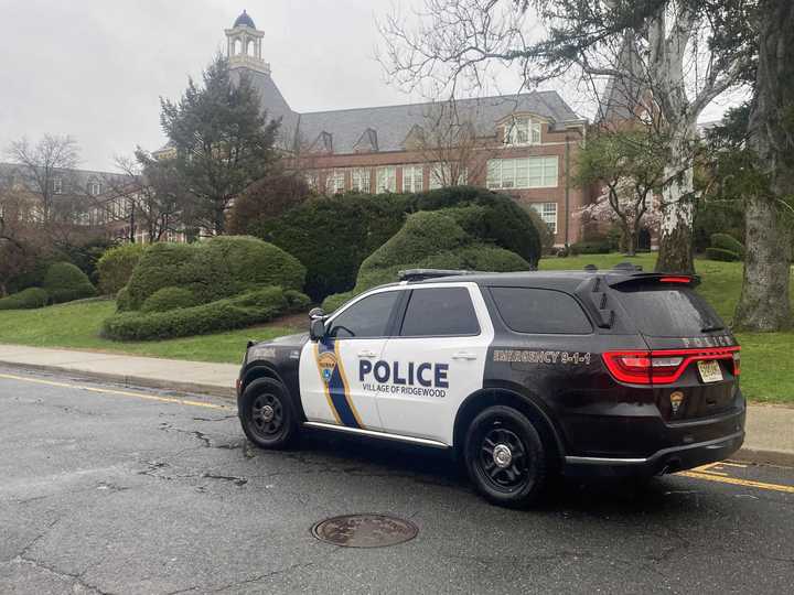 Ridgewood Police at the high school Monday, April 7.
